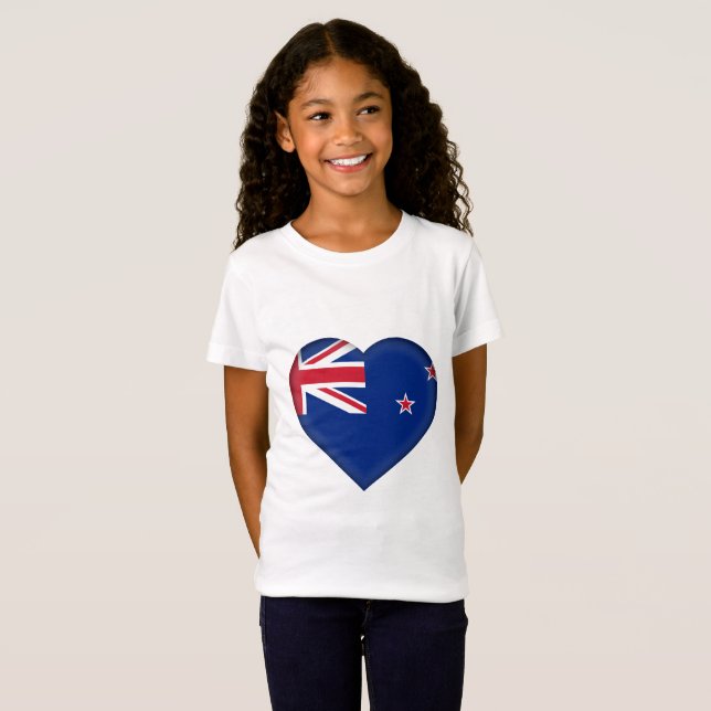 Camiseta Bandera de Nueva Zelanda (Anverso completo)