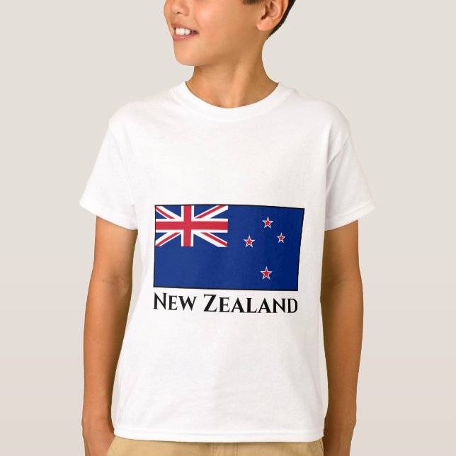 Camiseta Bandera de Nueva Zelanda (Anverso)