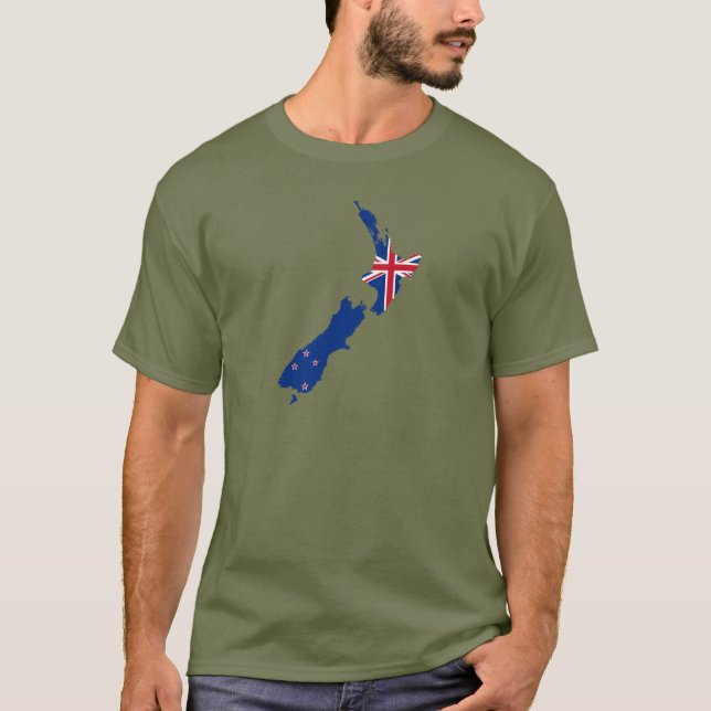 Camiseta Bandera de Nueva Zelanda (Anverso)