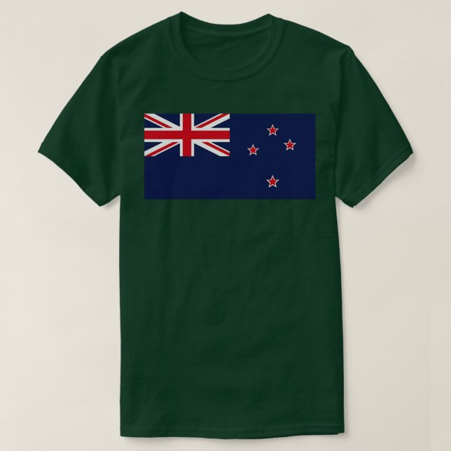 Camiseta Bandera de Nueva Zelanda (Diseño del anverso)
