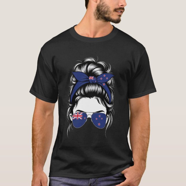 Camiseta Bandera de Nueva Zelanda (Anverso)