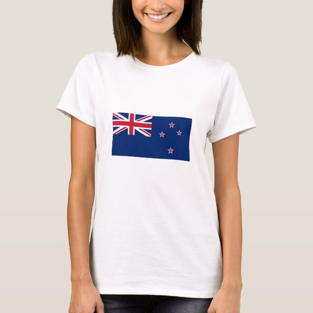 Camiseta Bandera de Nueva Zelanda (Anverso)