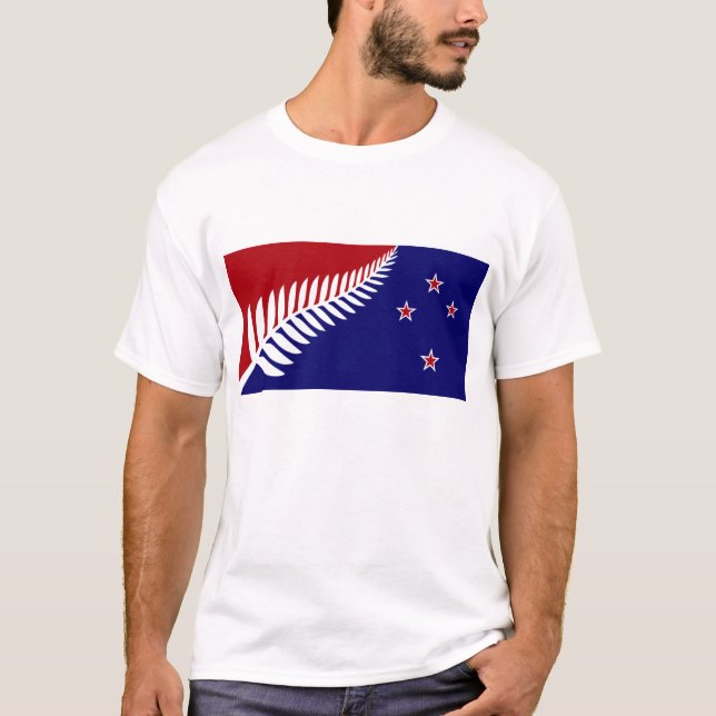Camiseta Bandera de Nueva Zelanda (Anverso)