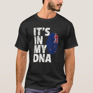 Camiseta Bandera de Nueva Zelanda Está en mi ADN Navidades