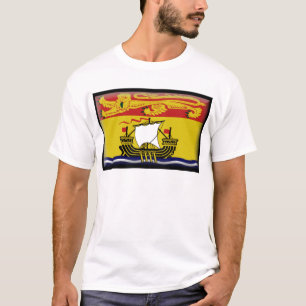 Camiseta Bandera de Nuevo Brunswick (Canadá)