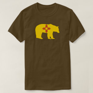 Camiseta Bandera de Nuevo México Oso
