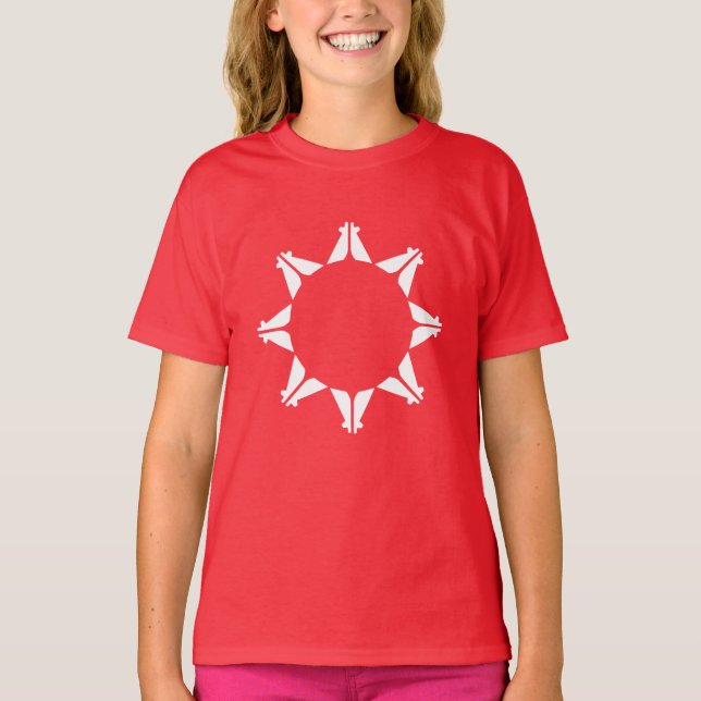 Camiseta Bandera de Oglala Lakota Sioux (Anverso)