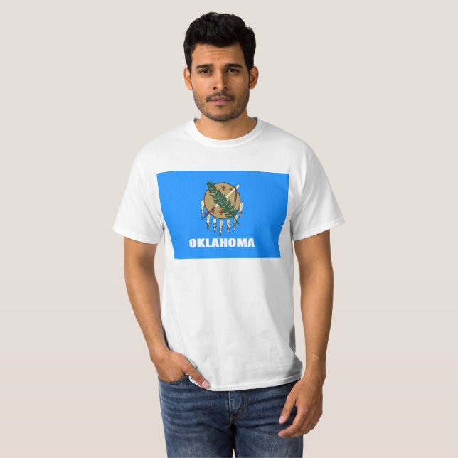 Camiseta Bandera de Oklahoma  (Anverso completo)