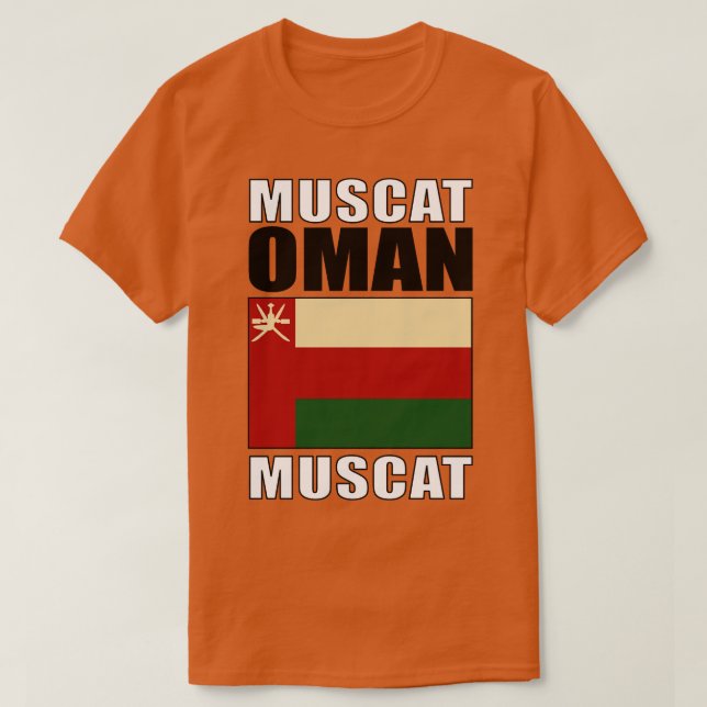 Camiseta Bandera de Omán (Diseño del anverso)