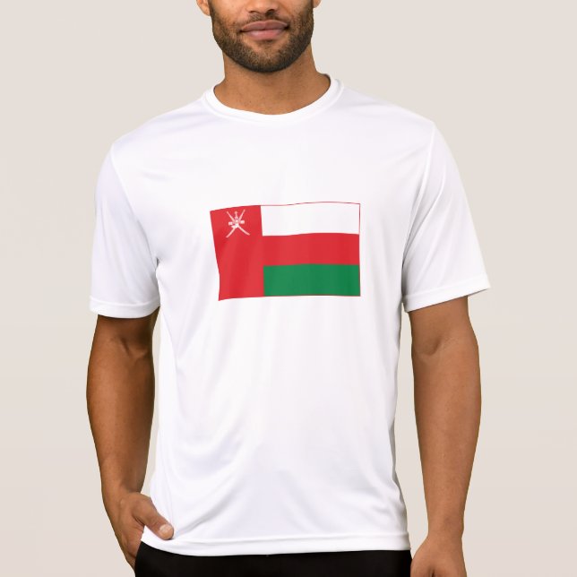 Camiseta Bandera de Omán (Anverso)