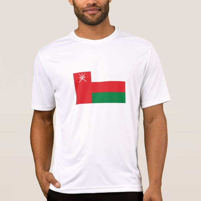 Camiseta Bandera de Omán (Anverso)