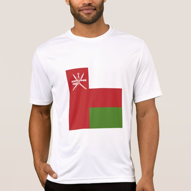 Camiseta bandera de Omán (Anverso)
