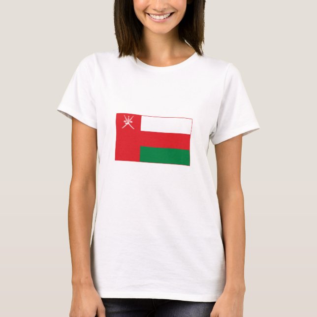 Camiseta Bandera de Omán (Anverso)