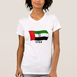 Camiseta Bandera de ondeo de Emiratos Árabes Unidos