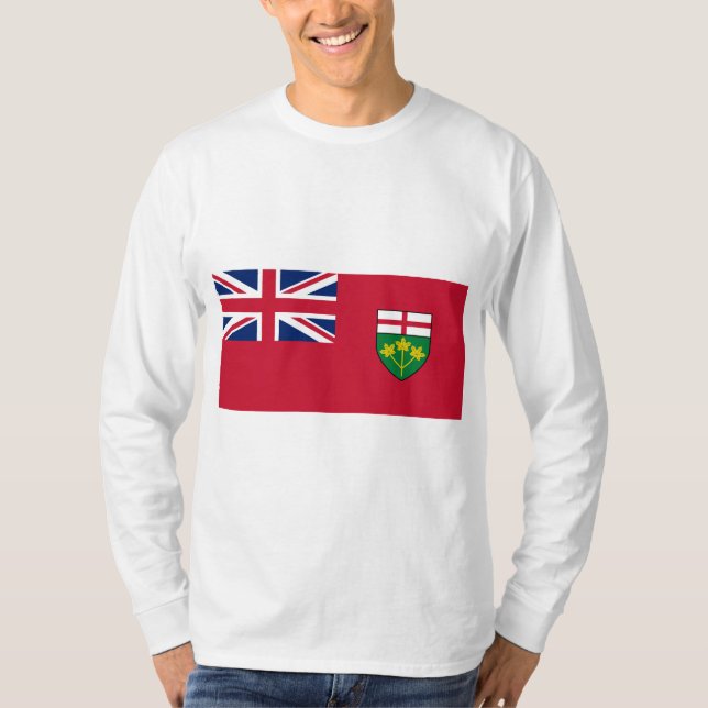 Camiseta Bandera de Ontario (Anverso)