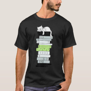 Camiseta Bandera de orgullo Agender Gato lindo Orgullo LGBT