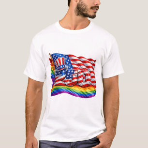 Camiseta Bandera de Orgullo América 250