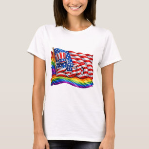 Camiseta Bandera de Orgullo América 250