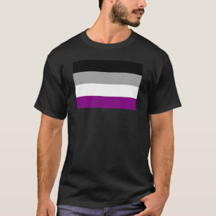 Camiseta Bandera de Orgullo Asexual