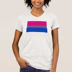 Camiseta Bandera de orgullo bisexual