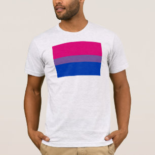Camiseta Bandera de orgullo bisexual