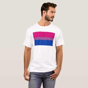 Camiseta Bandera de orgullo bisexual