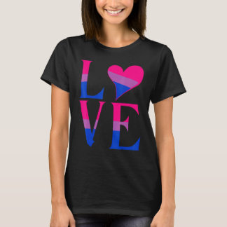 Camiseta Bandera de orgullo bisexual Bi Amor Apoyo Hombres 