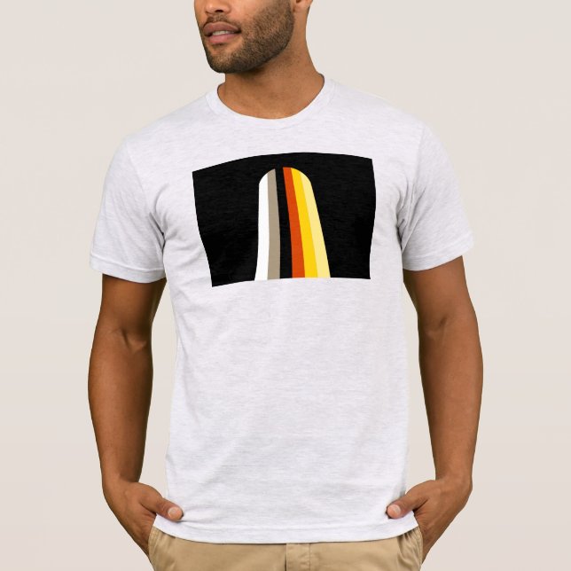 Camiseta Bandera de Orgullo de Cabello Largo (Anverso)