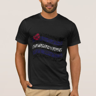 Camiseta Bandera de orgullo de cuero