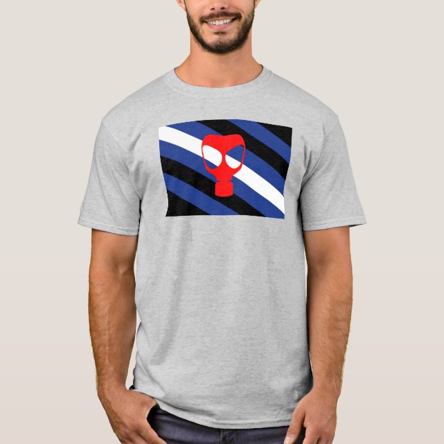 Camiseta Bandera de Orgullo de Máscara (Anverso)