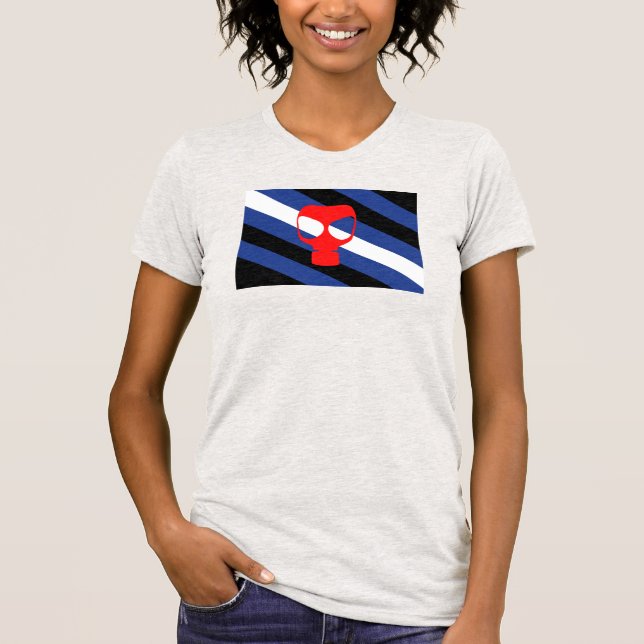 Camiseta Bandera de Orgullo de Máscara (Anverso)