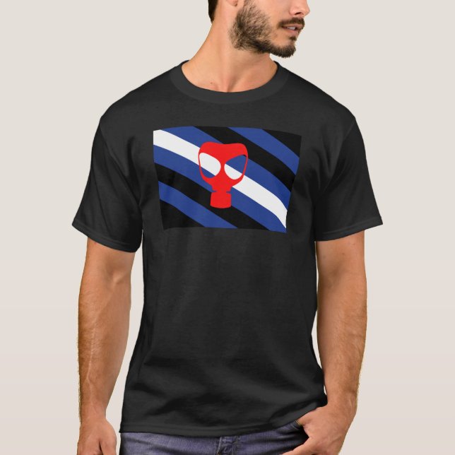 Camiseta Bandera de Orgullo de Máscara (Anverso)