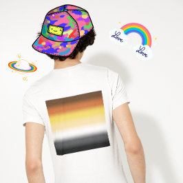 Camiseta Bandera de Orgullo de Oso Gay con Gradiente - Band