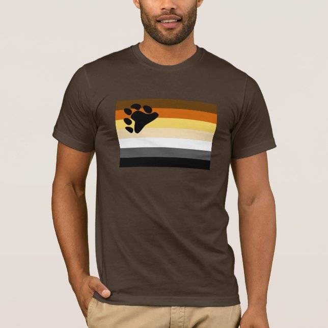 CAMISETA BANDERA DE ORGULLO DE OSO OFICIAL (Anverso)