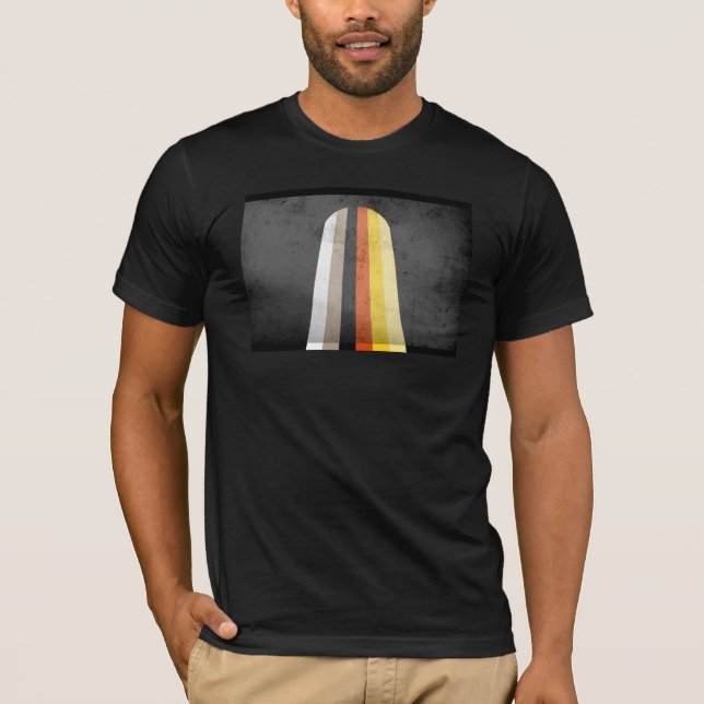 CAMISETA BANDERA DE ORGULLO DE PELO LARGO (Anverso)