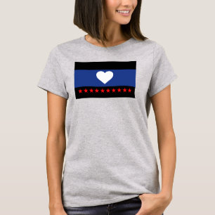 Camiseta Bandera de Orgullo de Pie