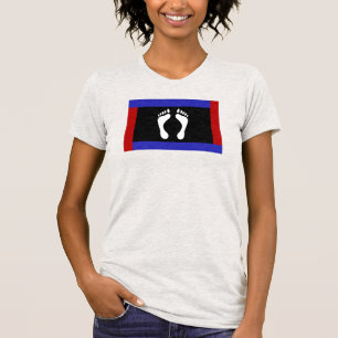 Camiseta Bandera de Orgullo del Pie (Huella)