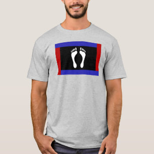Camiseta Bandera de Orgullo del Pie (Huella)