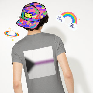 Camiseta Bandera de Orgullo Demisexual de Gradiente – Bande