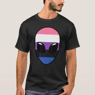 Camiseta Bandera de orgullo genderfluid Bandera de género