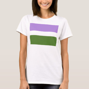 Camiseta Bandera de orgullo genderqueer de SlipperyJoe lava