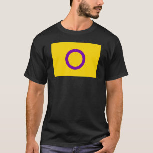 Camiseta Bandera de orgullo intersexual