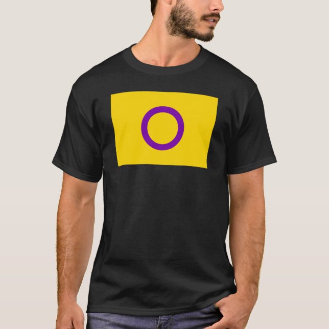 Camiseta Bandera de orgullo intersexual (Anverso)