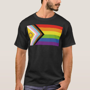 Camiseta Bandera de orgullo intersexual de SlipperyJoe's fo