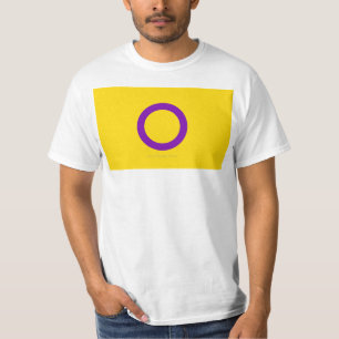 Camiseta Bandera de orgullo intersexual de SlipperyJoe's fo