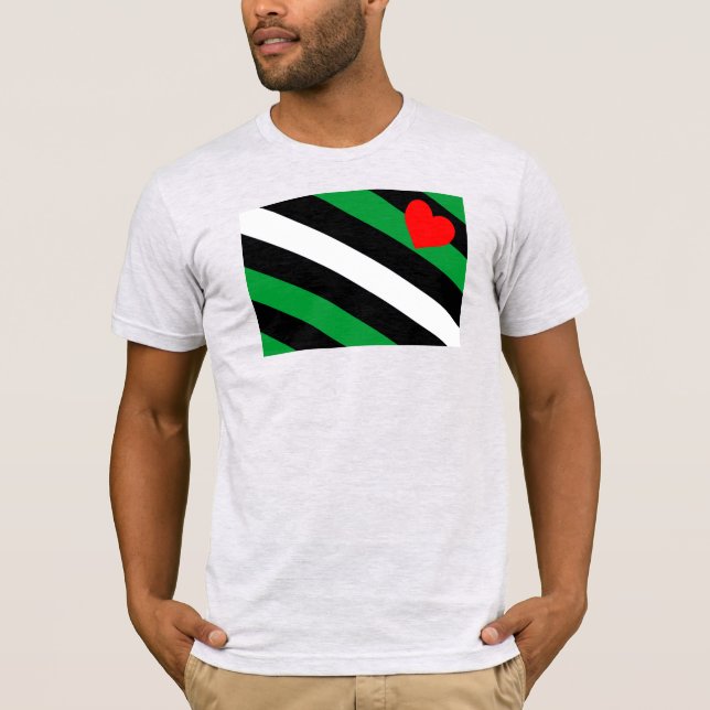 Camiseta Bandera de Orgullo Leather Boi (Anverso)