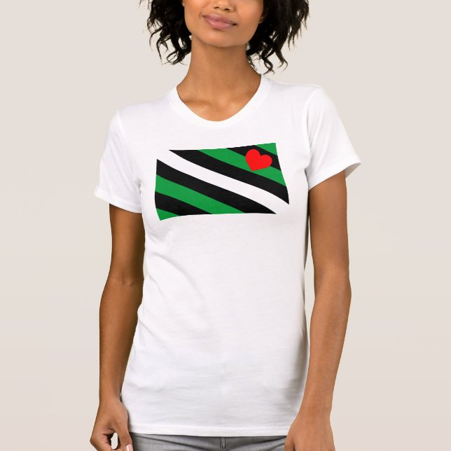 Camiseta Bandera de Orgullo Leather Boi (Anverso)
