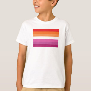 Camiseta Bandera de Orgullo Lesbiano