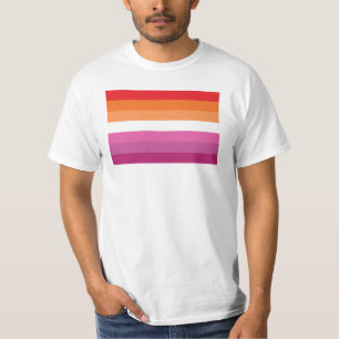 Camiseta Bandera de orgullo lésbico