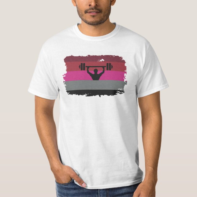 CAMISETA BANDERA DE ORGULLO MUSCULAR (Anverso)